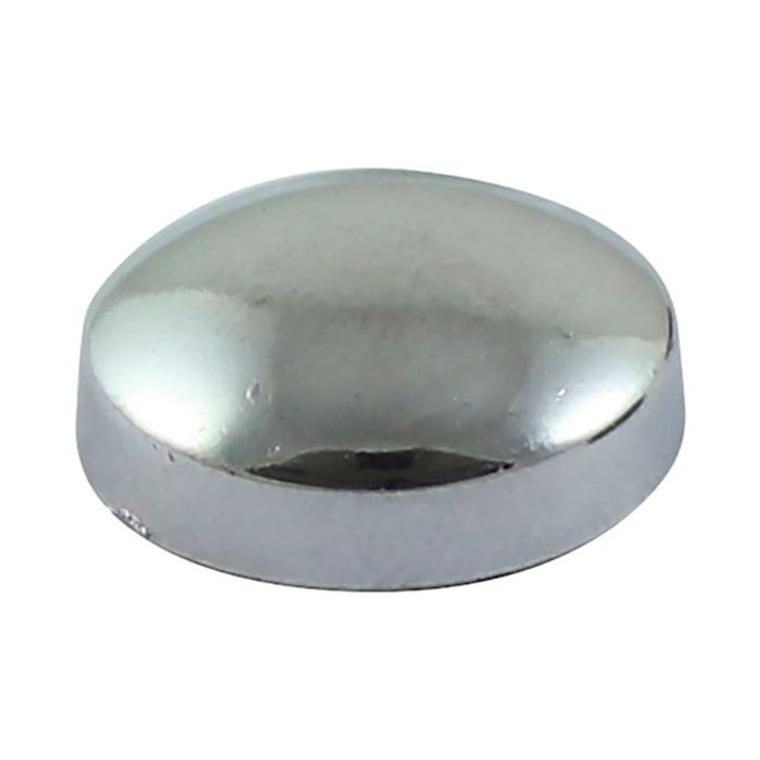 Chrome Plastidome Screw Caps To Suit No 6 & 8 (Bag of 100)