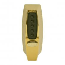 Unican 7104 (7004) Brass Digital Door Lock