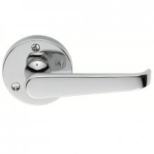 M32CP Victorian Round Rose Door Handle Polished Chrome