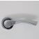 Acton Round Rose Fire Door Handle Polished Chrome FD30/60 - 1