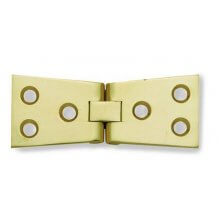 500 25 X 76Mm Polished & Lacquered Brass Counter Flap Door Hinge
