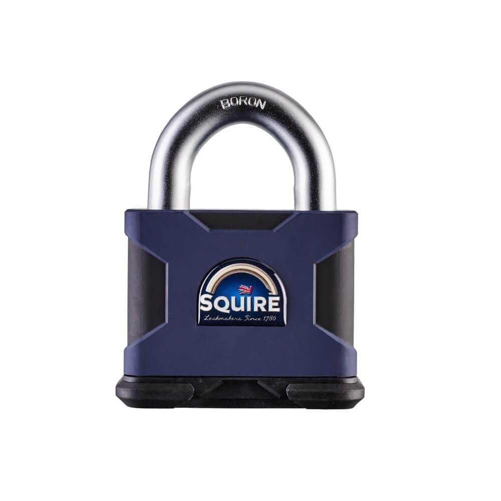Squire SS100S 100mm Stronghold Padlock Solid Steel Open Shackle