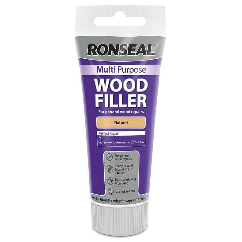 Ronseal Multi Purpose Wood Filler 100g Tube Natural Pine Ronseal Multi Purpose Wood Filler 100g Tube Natural Pine