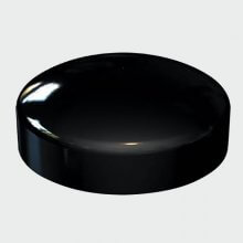 Black Plastidome Screw Caps To Suit No 6 & 8 (Bag of 100)