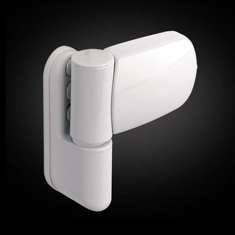 Avocet Standard Triad 3d Flag Pvc Door Hinge White 95mm