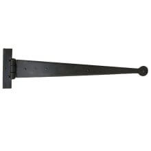 From The Anvil - 18" Penny End T Hinge (Pair) - Black