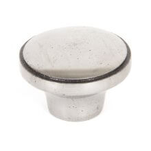 From The Anvil Ribbed Cabinet Knob - Natural Smooth