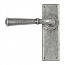 From The Anvil Regency Lever Latch Door Handle Set Pewter Patina 