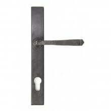 From The Anvil Avon Slimline Espag Lock Door Handle Set External Beeswax