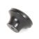 From The Anvil Ribbed Cabinet Knob - Black - 1