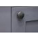 From The Anvil Ribbed Cabinet Knob - Black - 4