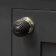 From The Anvil Beehive Cabinet Knob - Ebony & Polished Nickel Rose - 4