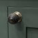 From The Anvil Beehive Cabinet Knob - Ebony & Aged Brass Rose - 5