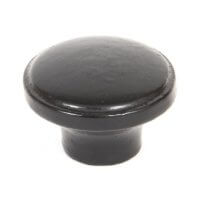 From The Anvil Ribbed Cabinet Knob - Black