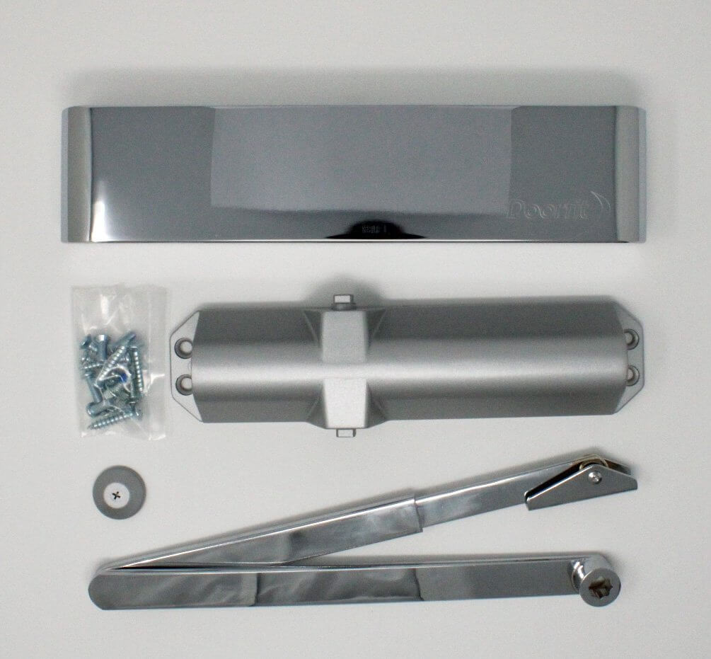 Doorfit 24 Backcheck Door Closer Polished Nickel ICK1953V Overhead