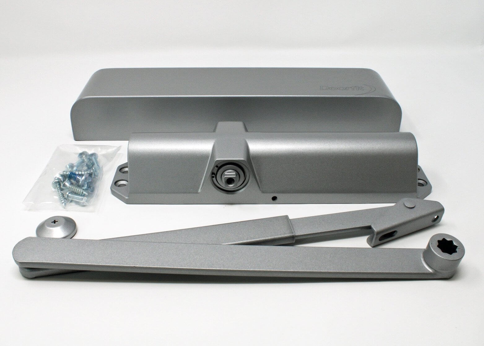 Doorfit 24 Backcheck Door Closer Silver ICK1953V