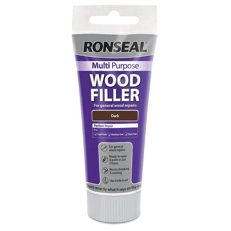 Ronseal Multi Purpose Wood Filler 100G Tube Dark (Walnut)