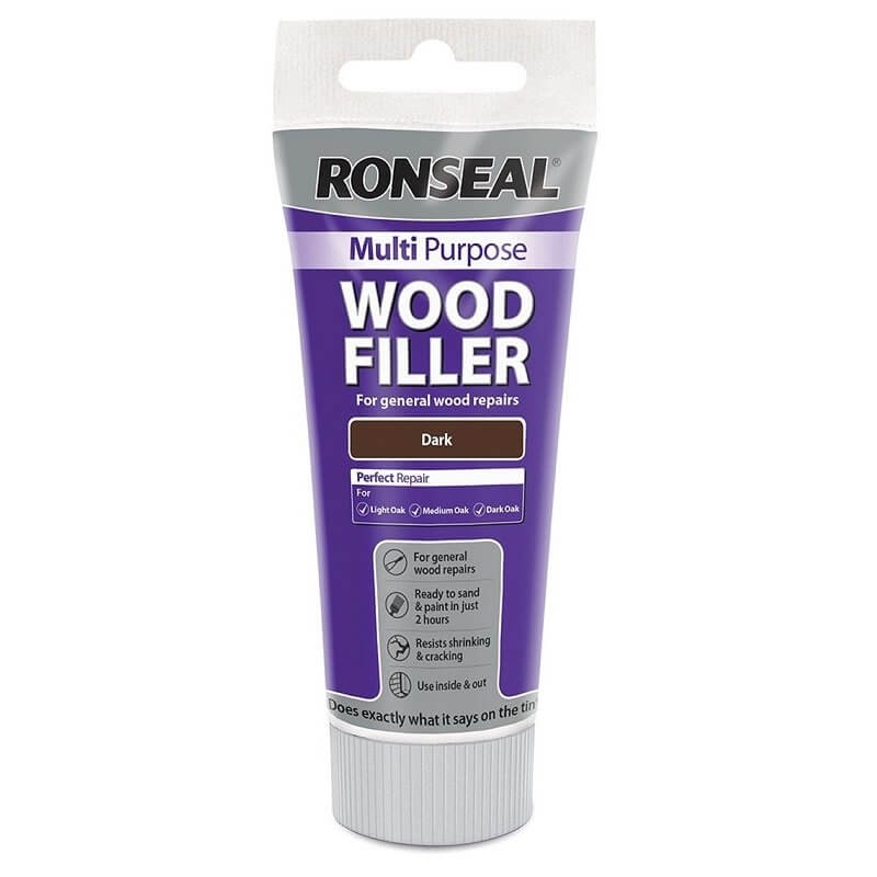 Ronseal Multi Purpose Wood Filler 100g Tube Dark Walnut