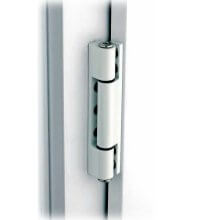 H115WHA White UPVC Angled Door Hinge (Single Hinge)