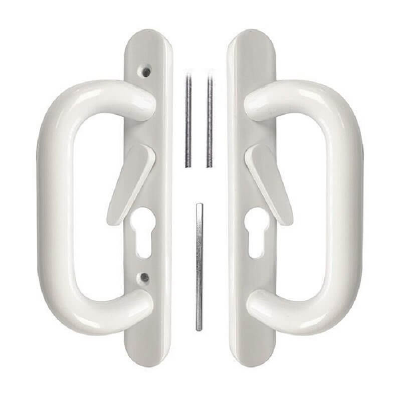 Schlegel Style Metal Patio Door Handle White