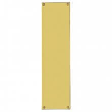 357Mm X 76Mm 16G Polished & Laq. Brass Finger Plate