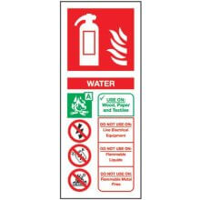 Water En3 Extinguisher 202Mm X 82Mm Rigid Plastic Sign