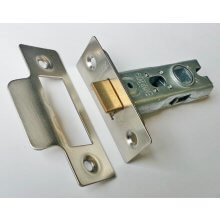 Gridlock 51.01 Satin Stainless 63mm Tubular Mortice Latch