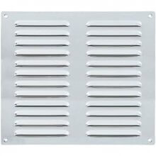 152 x 152mm Louvre Vent Polished Stainless HD5639