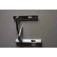Hoppe 618590 silver lever door handle