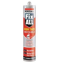 View Fix All High Tack Invisible Super Strong Adhesive & Sealant 290ml