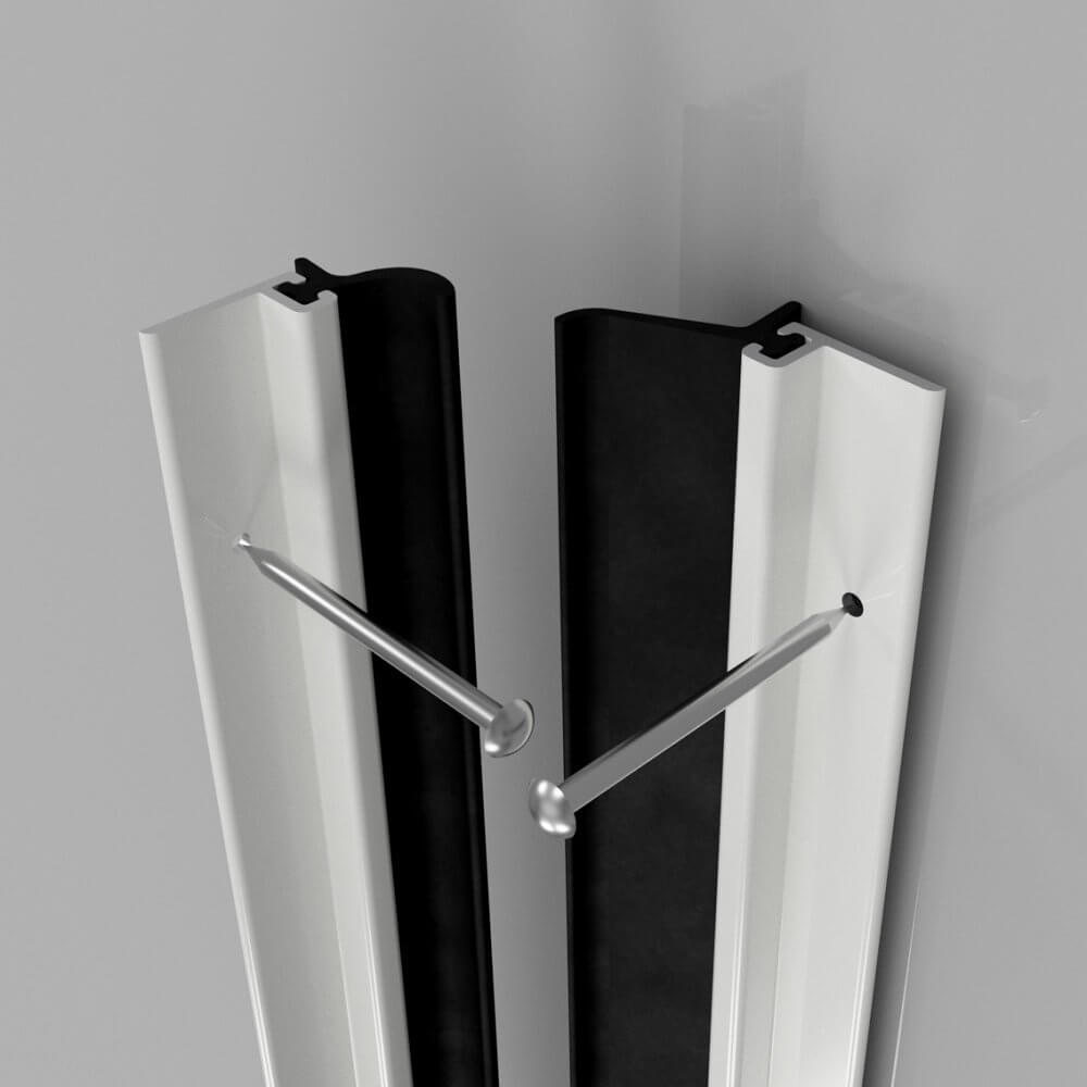 Stormguard Around Door Seal Pin Fix Rubber Seal Kit Door Seals and Draught Excluders Door