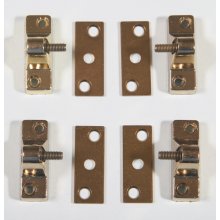 Yale 8K118 Brass Window Locks Card Of 4 With A Key