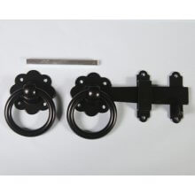 1136 152Mm Ring Gate Catch Black Japanned