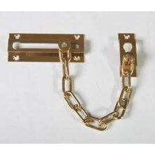 8610 Polished Brass Door Chain