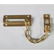 8612 Electro Brass Door Chain
