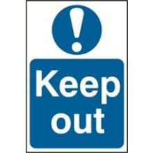 0255 Keep Out Sign