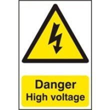 0761 Danger High Voltage Sign