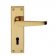 M30 Victorian Lock Door Handle Polished Brass - 1