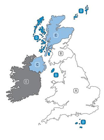 Delivery Zones