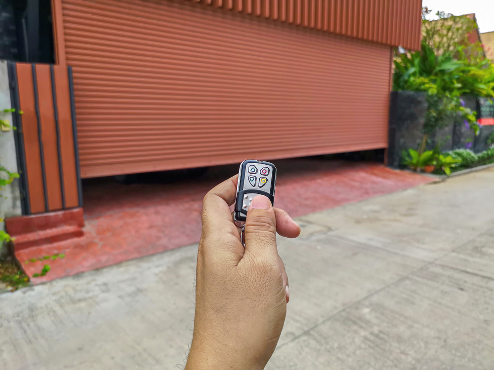 automated garage doors are controlled by electric operators