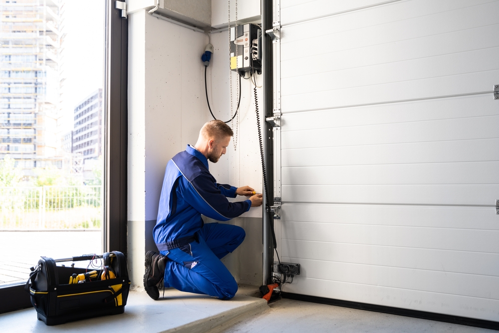 always consult a professional to install automated garage doors