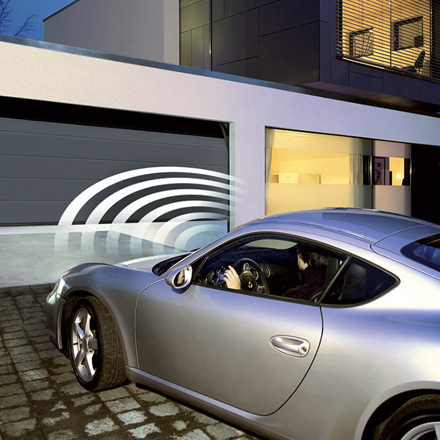 in-car activation of automated garage doors