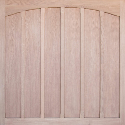 Woodrite Oakwood up and over timber garage door