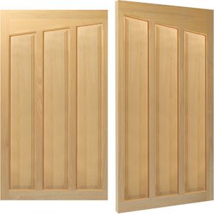 Woodrite Alcester side hinged timber garage door