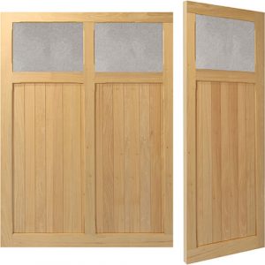 Woodrite Aston side hinged timber garage door