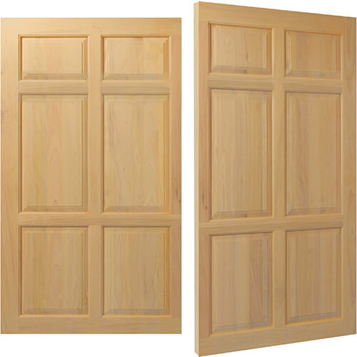 Woodrite Dorchester side hinged timber garage door