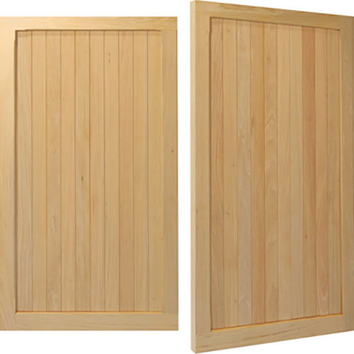 Woodrite Kenilworth side hinged timber garage door