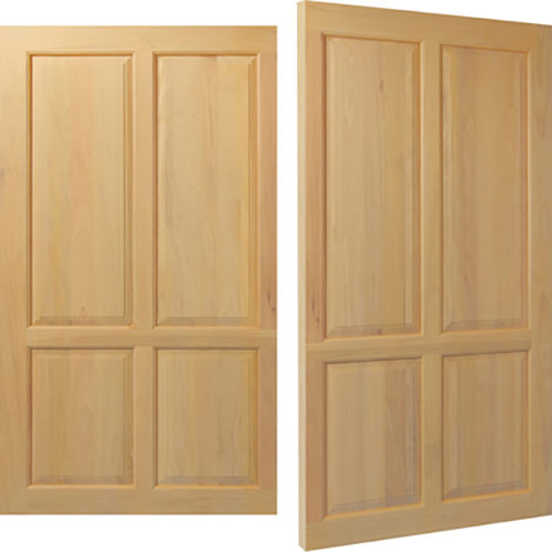 Woodrite Welford side hinged timber garage door