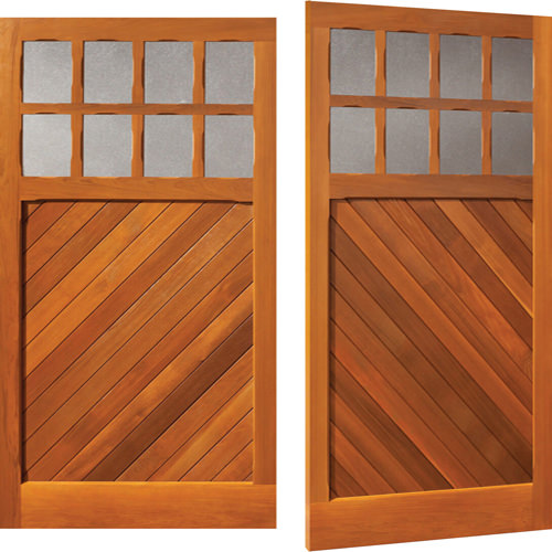 Woodrite Bledlow side hinged timber garage door
