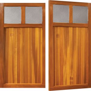 Woodrite Coleshill side hinged timber garage door